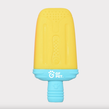 GF Pets® Ice Pop // Kølende frys-selv hundelegetøj (gul)