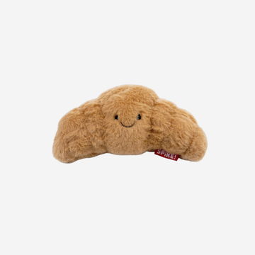 Kawaii Croissant // Blødt hundelegetøj med squeaker