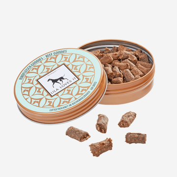 Lila Loves It Beef-Goodies // Sprøde oksegodbidder i genanvendelig dåse