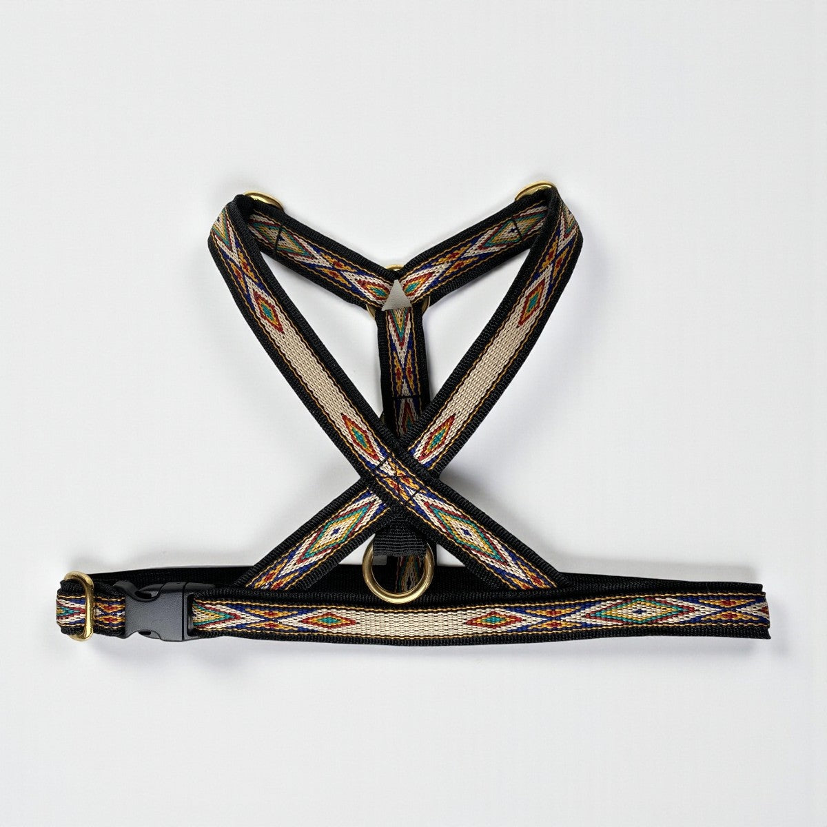 Native Yellow // Y-sele til små- og mellemstore hunde (gul/blå)