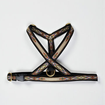 Native Yellow // Y-sele til små- og mellemstore hunde (gul/blå)