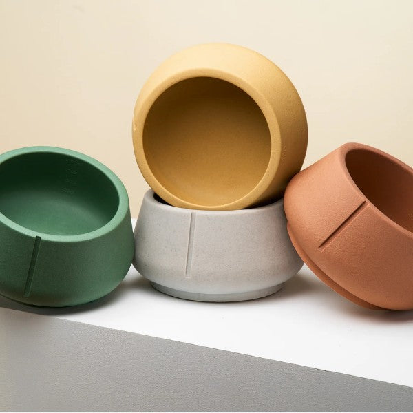 Pino Bowl // Spildfri hundeskål til lange ører (grey)
