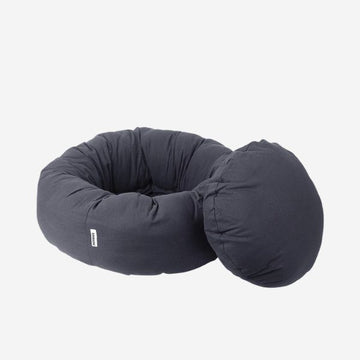 Tadazhi Donut Bed // Vaskbar donut hundeseng (mørkegrå)