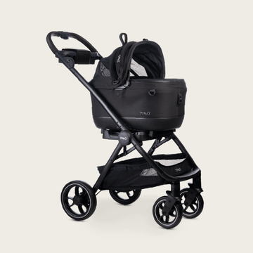Tavo Maeve™ Iso + Roscoe™ Trek // Crash-tested car seat + stroller (onyx)