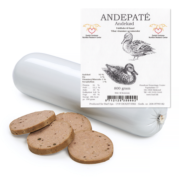 Ande Paté // Smagfuld og naturlig paté til hunde (and)