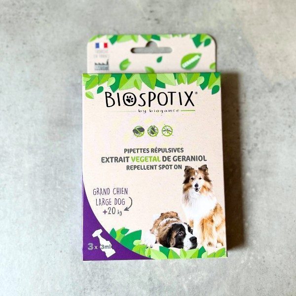 Biospotix Spot On // Non-toxic and natural tick and flea repellent for dogs