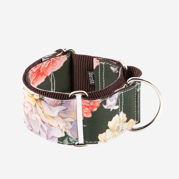 Martingale Brott Espelt // Halsbånd til mynder (blomster)