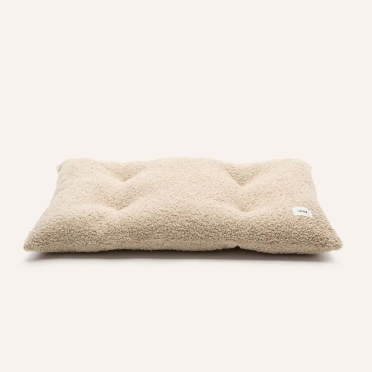 Cafide Bela // Blød hundepude i teddy fleece (beige)