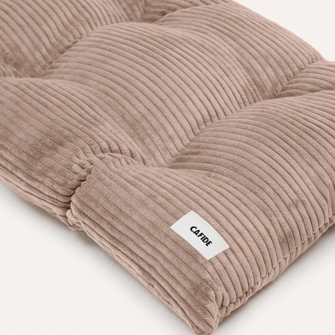 Cafide Bela // Blød hundepude i fløjl (beige)