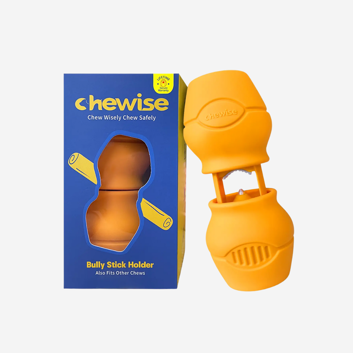 Chewise snack holder (yellow) // Safe chewing time for your dog without choking hazard