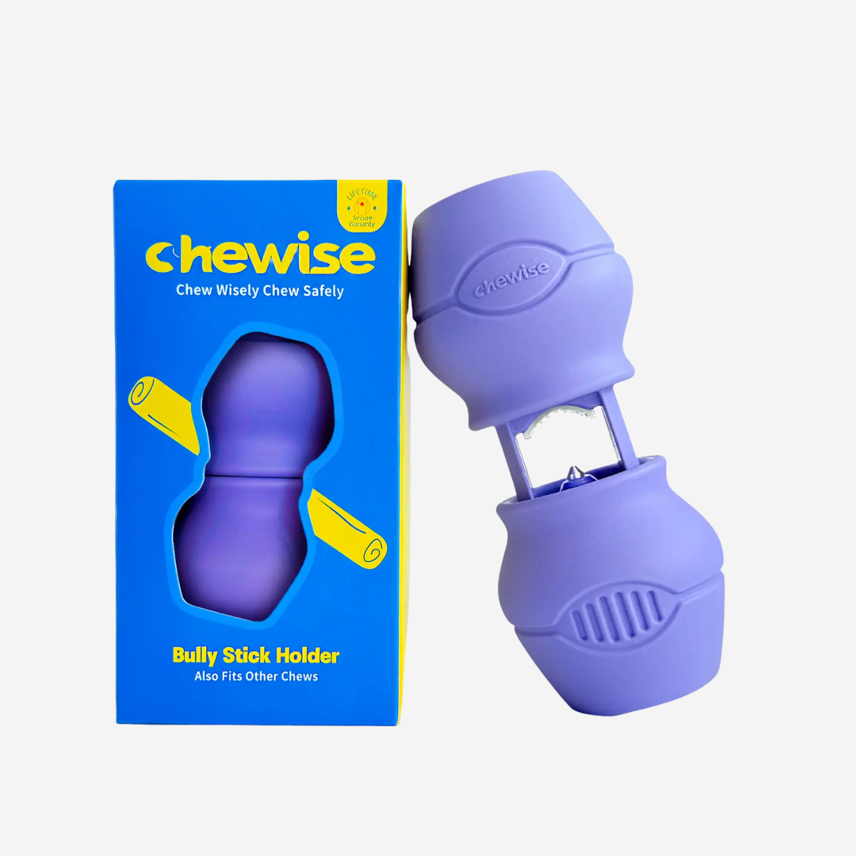 Chewise snack holder (purple) // Safe chewing time for your dog without choking hazard