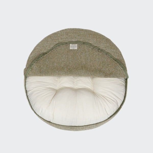 Cloud7 Pouf // Rund og blød hundepude (greenish)