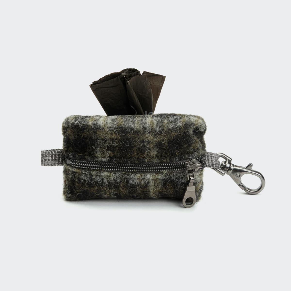 Cloud7 Poop Bag Holder // Hundeposeholder inkl. hundeposer (plaid grøn)