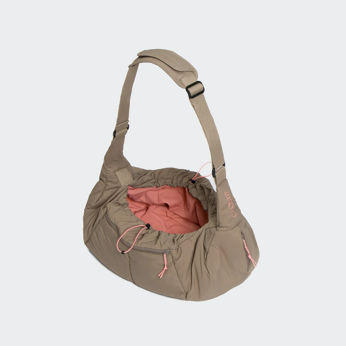 Cloud7 LTTL Sling Bag // Let bæresele til hvalpe og små hunde (khaki/peach)