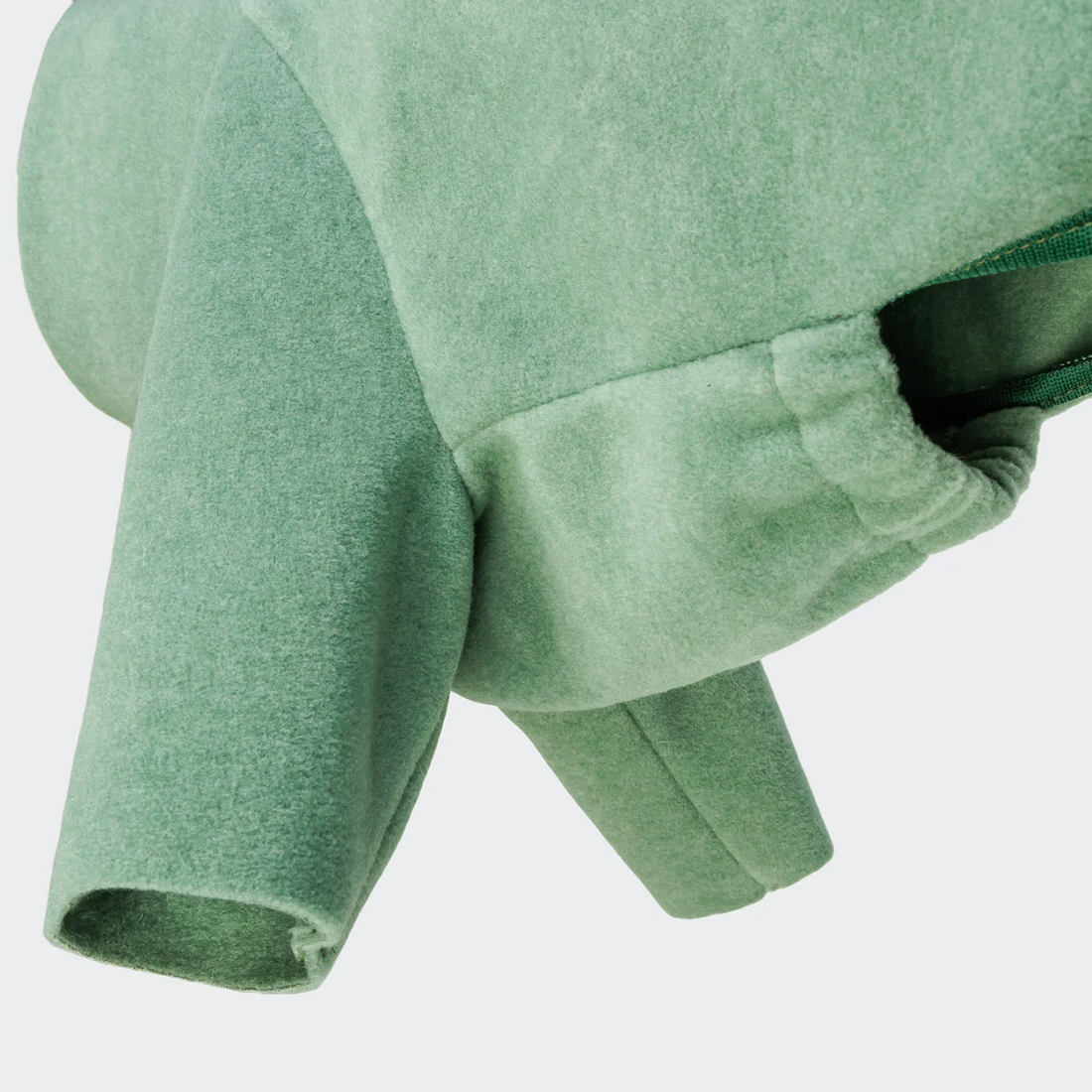 Cloud7 Cornwall, Mynde // Fleece sweater med ben (dusty green)