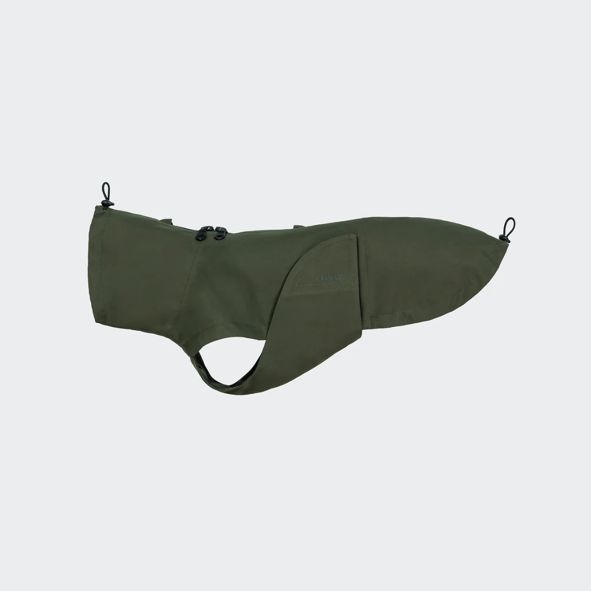 Cloud7 Dublin 2.0, Gravhund // Vand -og vindtæt regnjakke (dark olive)