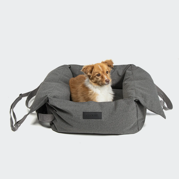 Cloud7 Getaway // Luxury car seat for dogs (light graphite)
