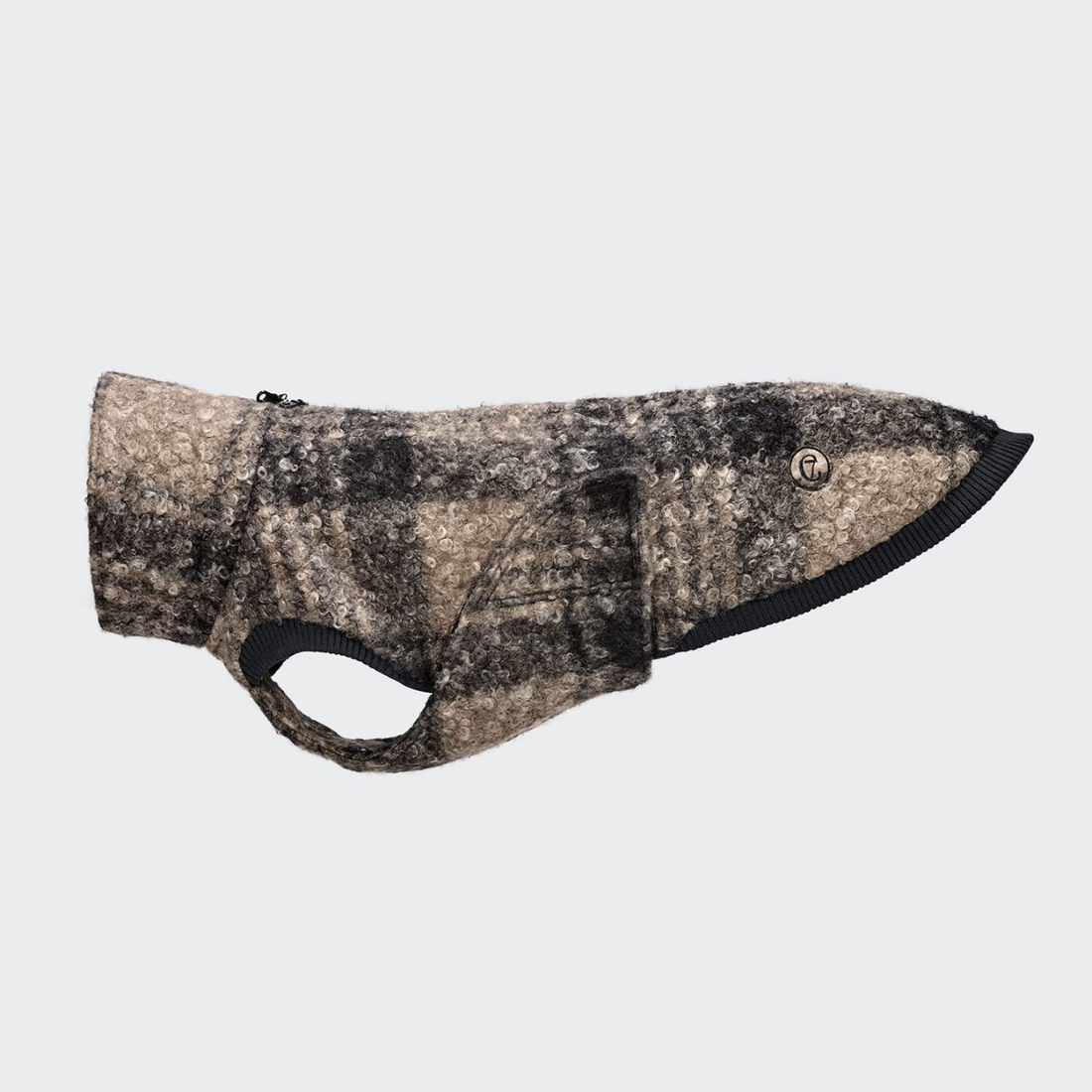 Cloud7 Gotland // Varm og blød hundesweater i bouclé (tartan)