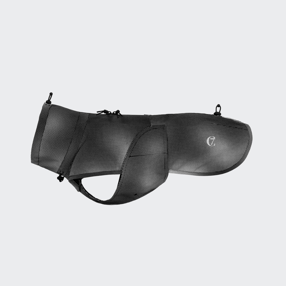 Cloud7 AKTIV, Gravhund // Vand -og vindtæt regnjakke med refleks (black)