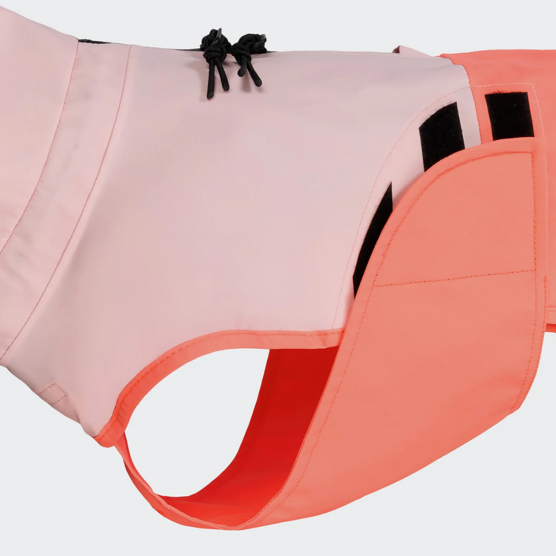 Cloud7 AKTIV, Gravhund // Vand -og vindtæt regnjakke med refleks (peach/pink)