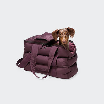 Cloud7 Montreal 2.0 // Water-repellent and lightweight dog carrier (aubergine)