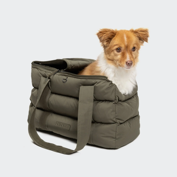 Cloud7 Montreal // Vandafvisende og letvægts hundetaske (light olive)
