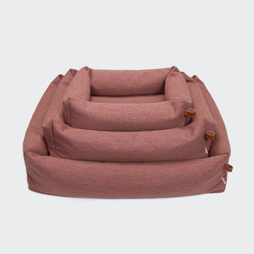 Cloud7 Sleepy Linen-Mix // Luxury Dog Bed (faded rose mélange)