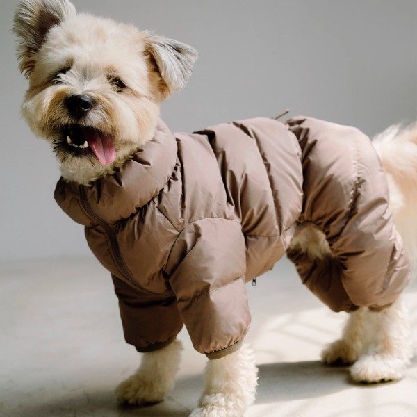 Cushycushy Onesie // Jumpsuit that doesn't have to go over your head (mocha)