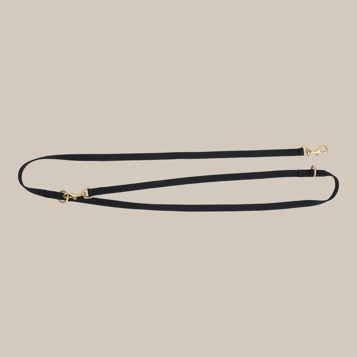 Drew's Dogwear Black // Justerbar hundesnor af bomuld (sort)