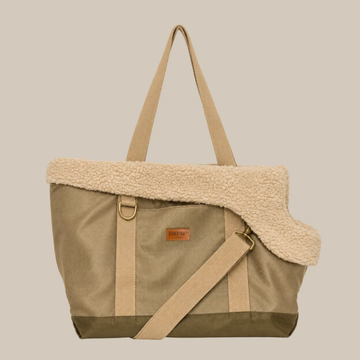 Drew's Dogwear Sage 2.0 // Hundetaske med teddy inderfor