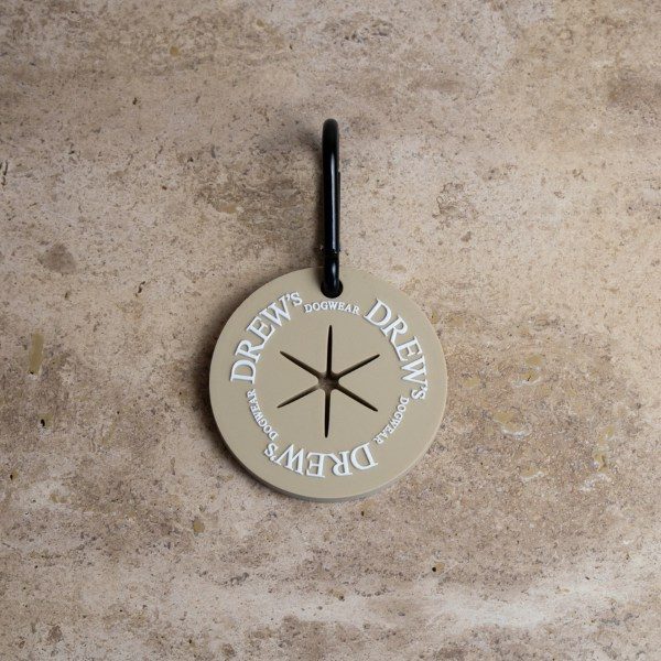 Drew's Dogwear // Dog bag holder for used bags (beige)