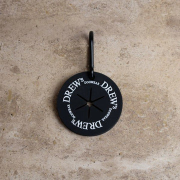 Drew's Dogwear // Dog bag holder for used bags (black)