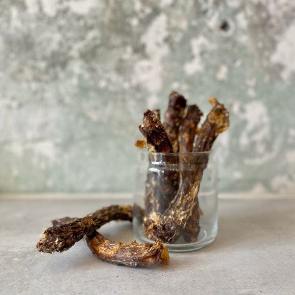 Ducky Sticks // tørrede andehalse (250g)