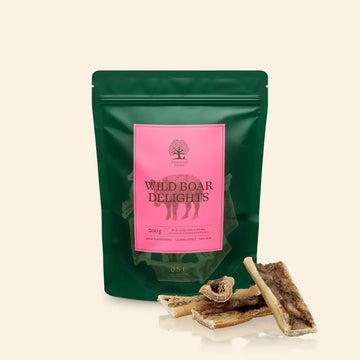 Essential Wild Boar // Smagfuld 100% tørret vildsvinehud