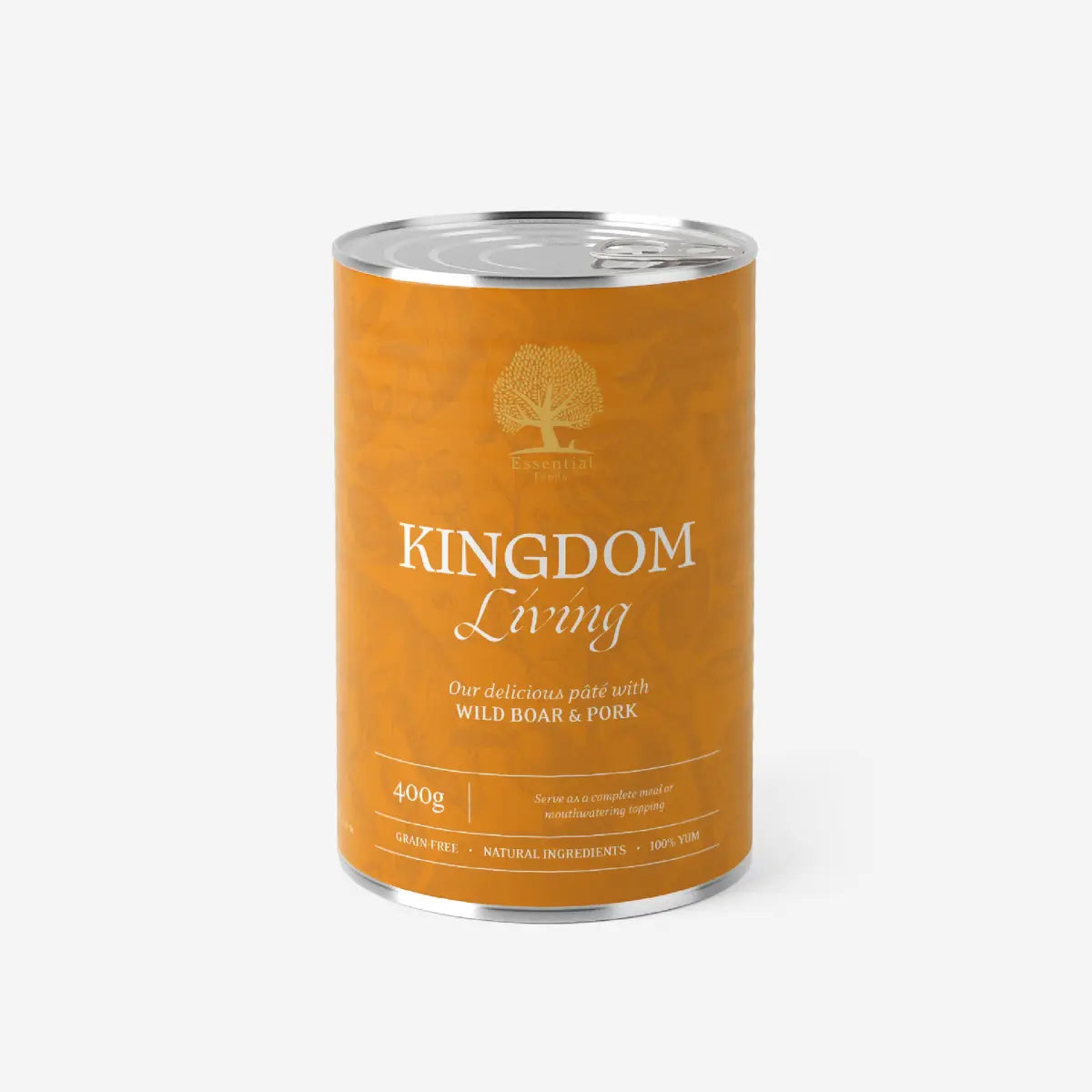 Essential Kingdom Living Paté // Vådfoder med vildsvin og gris (400 g)