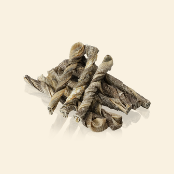 Essential North Sea Chewy Delights // 100% tørret torskeskind (170g.)