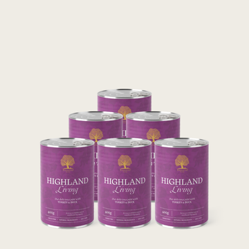Essential Highland Living Paté // Vådfoder med kalkun og and (6 x 400g)