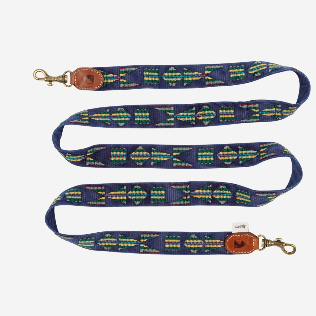 Buddys Dogwear Etna Blue // Wide and light leash (blue)