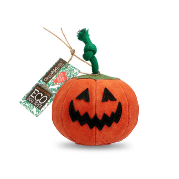 Patch the Pumpkin // Halloween hundelegetøj (græskar)