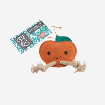 Sancho the Satsuma // Hundelegetøj i ruskind med fyld af jute (mandarin)