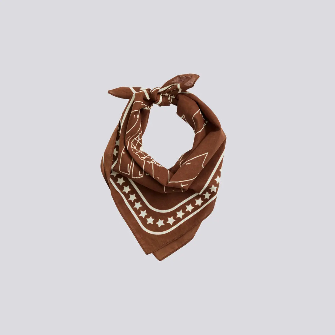 HAY Dogs Scarf // Hundebandana i bomuld (brun)