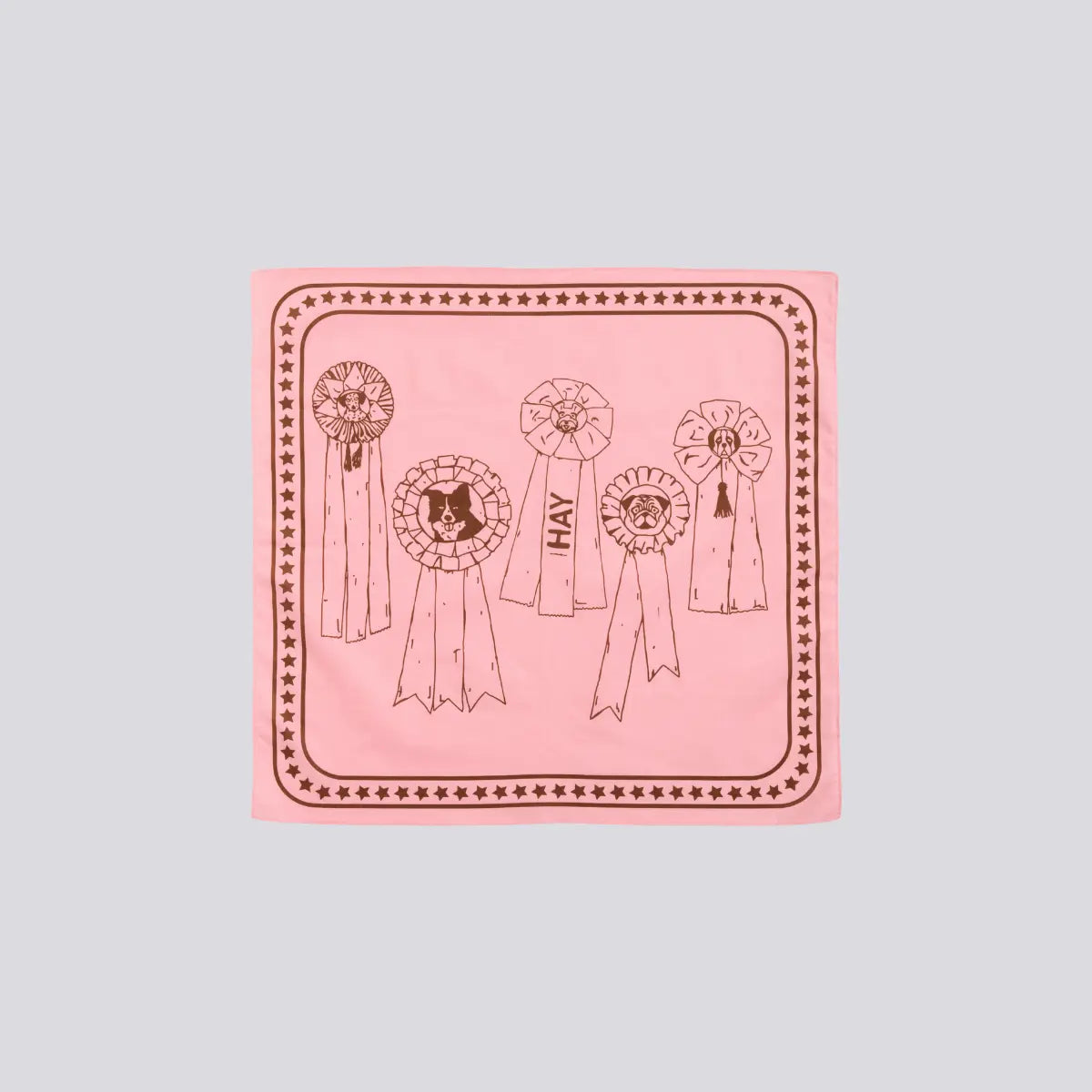 HAY Dogs Scarf // Hundebandana i bomuld (pink)