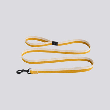 HAY Dogs Flat // Klassisk hundeline i genanvendt nylon (gul/creme)