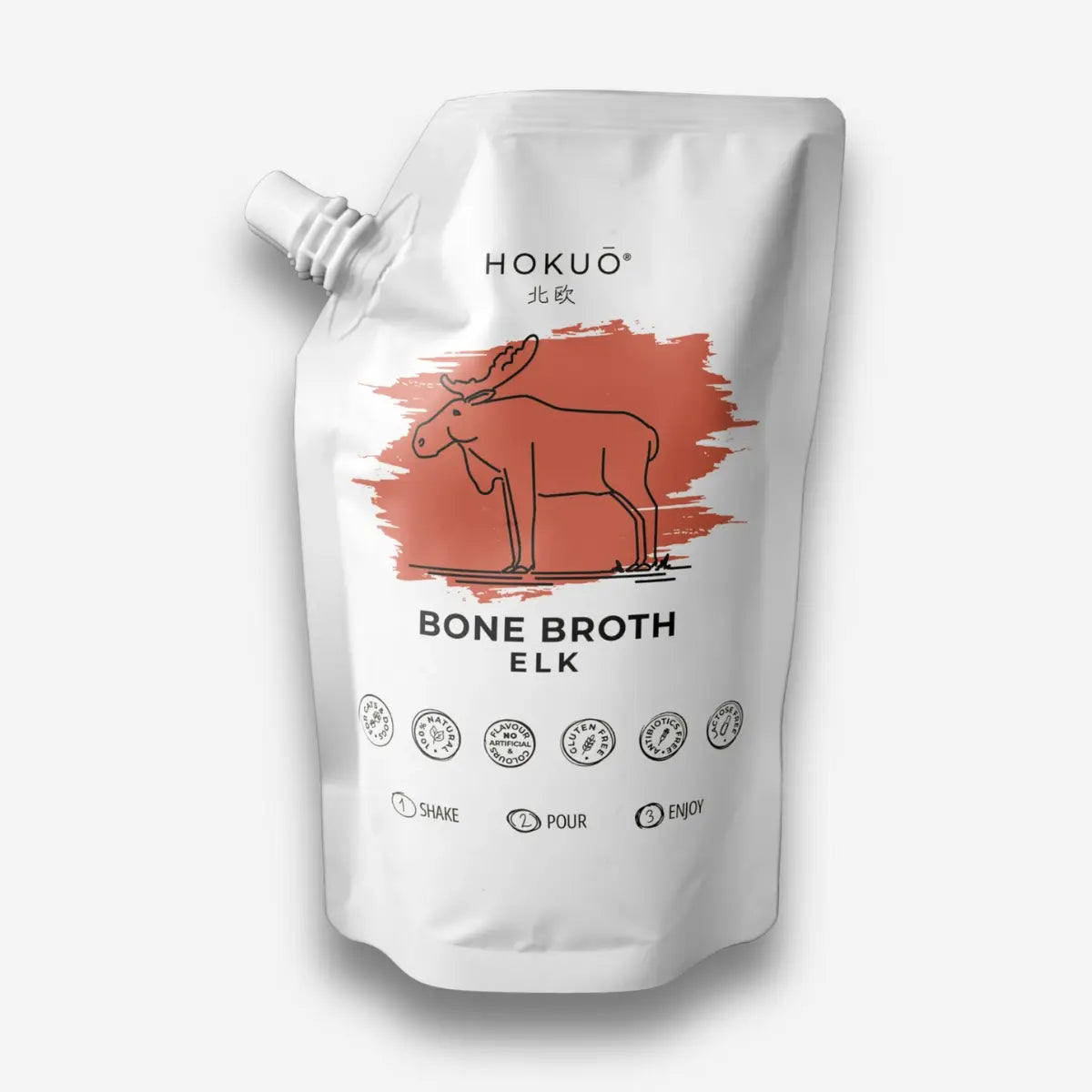 Hokuō® Elg // Næringsrig bone broth til hunde