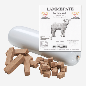 Lamme Paté // Smagfuld og naturlig paté til hunde (lam)