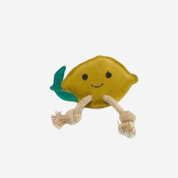 Libby The Lemon // Hundelegetøj til små hunde og hvalpe (citron)
