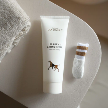 Lila Loves It // Tandpasta til hunde - forhindrer plak, tandsten og dårlig ånde