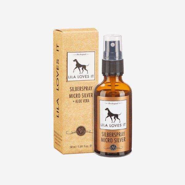 Lila Loves It // Mikrosølvspray til akut rens af irriteret hud, rifter og sår