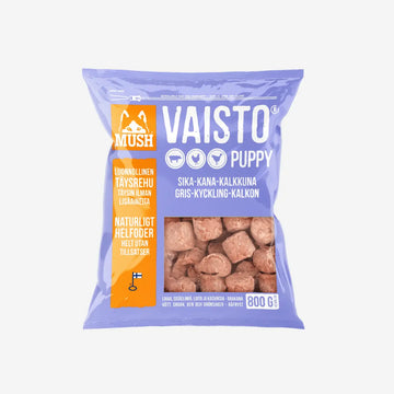 Mush Vaisto Puppy Lyslilla // Barf hvalpefoder (frost)