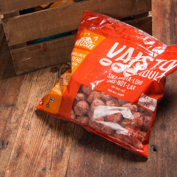 Mush Vaisto Rød // Barf med ekstra gode fedtsyrer til pels og hud (frost)